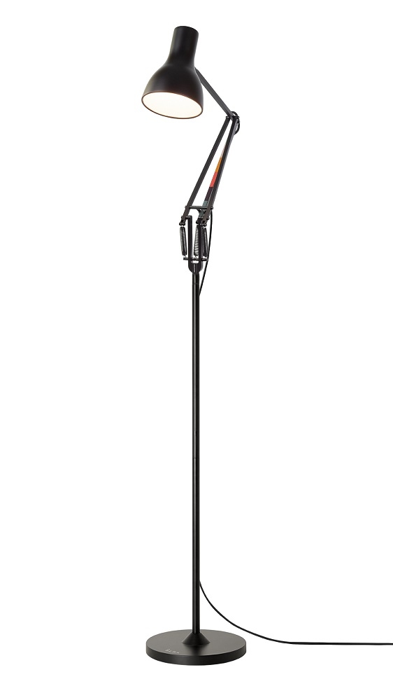 Black anglepoise floor lamp cheap